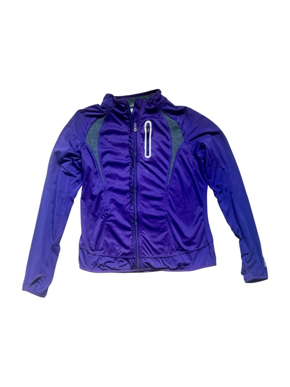 Athleta Prevail Purple Full Zip Athletic Jacket, Size Women’s Large Activewear